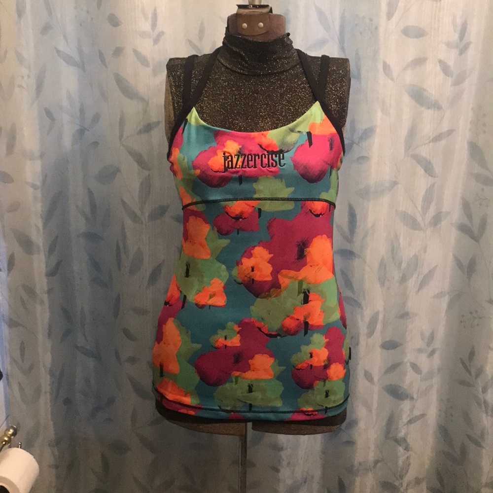 Jazzercise Athletic Top with Built-in Shelf Bra